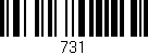 Código de barras (EAN, GTIN, SKU, ISBN): '731'