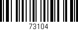 Código de barras (EAN, GTIN, SKU, ISBN): '73104'