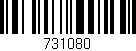 Código de barras (EAN, GTIN, SKU, ISBN): '731080'
