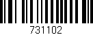 Código de barras (EAN, GTIN, SKU, ISBN): '731102'