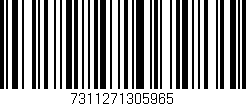 Código de barras (EAN, GTIN, SKU, ISBN): '7311271305965'