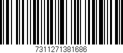 Código de barras (EAN, GTIN, SKU, ISBN): '7311271381686'