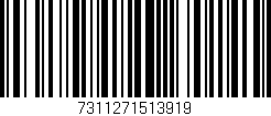 Código de barras (EAN, GTIN, SKU, ISBN): '7311271513919'