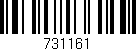 Código de barras (EAN, GTIN, SKU, ISBN): '731161'