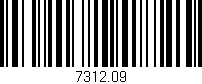 Código de barras (EAN, GTIN, SKU, ISBN): '7312.09'