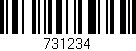 Código de barras (EAN, GTIN, SKU, ISBN): '731234'