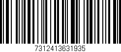 Código de barras (EAN, GTIN, SKU, ISBN): '7312413631935'