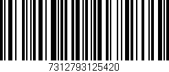 Código de barras (EAN, GTIN, SKU, ISBN): '7312793125420'