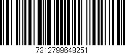 Código de barras (EAN, GTIN, SKU, ISBN): '7312799648251'