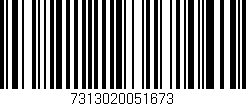 Código de barras (EAN, GTIN, SKU, ISBN): '7313020051673'