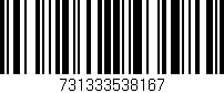 Código de barras (EAN, GTIN, SKU, ISBN): '731333538167'