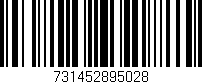 Código de barras (EAN, GTIN, SKU, ISBN): '731452895028'