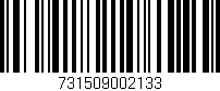 Código de barras (EAN, GTIN, SKU, ISBN): '731509002133'