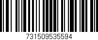 Código de barras (EAN, GTIN, SKU, ISBN): '731509535594'