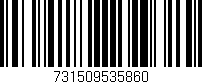 Código de barras (EAN, GTIN, SKU, ISBN): '731509535860'