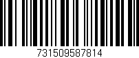 Código de barras (EAN, GTIN, SKU, ISBN): '731509587814'