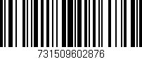 Código de barras (EAN, GTIN, SKU, ISBN): '731509602876'