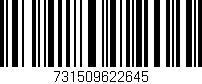 Código de barras (EAN, GTIN, SKU, ISBN): '731509622645'