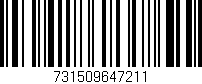 Código de barras (EAN, GTIN, SKU, ISBN): '731509647211'