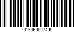 Código de barras (EAN, GTIN, SKU, ISBN): '7315868897499'