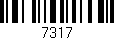 Código de barras (EAN, GTIN, SKU, ISBN): '7317'