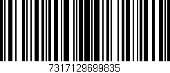 Código de barras (EAN, GTIN, SKU, ISBN): '7317129699835'