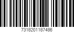 Código de barras (EAN, GTIN, SKU, ISBN): '7318201187486'