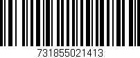 Código de barras (EAN, GTIN, SKU, ISBN): '731855021413'