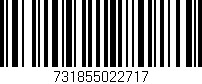 Código de barras (EAN, GTIN, SKU, ISBN): '731855022717'