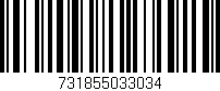 Código de barras (EAN, GTIN, SKU, ISBN): '731855033034'