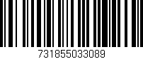 Código de barras (EAN, GTIN, SKU, ISBN): '731855033089'