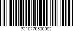 Código de barras (EAN, GTIN, SKU, ISBN): '7318778500992'
