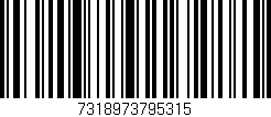 Código de barras (EAN, GTIN, SKU, ISBN): '7318973795315'