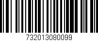Código de barras (EAN, GTIN, SKU, ISBN): '732013080099'