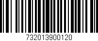 Código de barras (EAN, GTIN, SKU, ISBN): '732013900120'