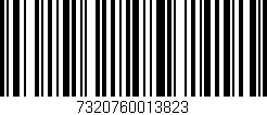 Código de barras (EAN, GTIN, SKU, ISBN): '7320760013823'