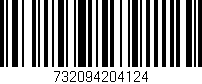 Código de barras (EAN, GTIN, SKU, ISBN): '732094204124'