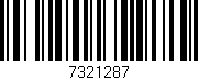Código de barras (EAN, GTIN, SKU, ISBN): '7321287'