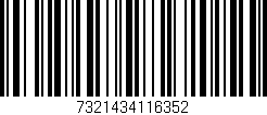 Código de barras (EAN, GTIN, SKU, ISBN): '7321434116352'