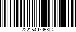 Código de barras (EAN, GTIN, SKU, ISBN): '7322540735604'