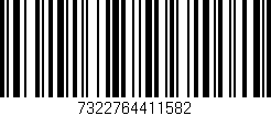 Código de barras (EAN, GTIN, SKU, ISBN): '7322764411582'