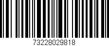 Código de barras (EAN, GTIN, SKU, ISBN): '73228029818'