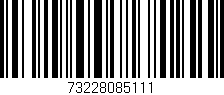 Código de barras (EAN, GTIN, SKU, ISBN): '73228085111'