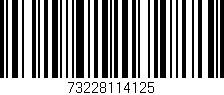 Código de barras (EAN, GTIN, SKU, ISBN): '73228114125'