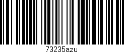 Código de barras (EAN, GTIN, SKU, ISBN): '73235azu'