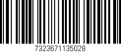 Código de barras (EAN, GTIN, SKU, ISBN): '7323671135028'