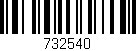 Código de barras (EAN, GTIN, SKU, ISBN): '732540'