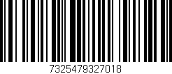Código de barras (EAN, GTIN, SKU, ISBN): '7325479327018'