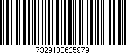 Código de barras (EAN, GTIN, SKU, ISBN): '7329100625979'