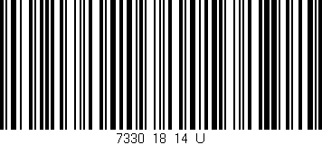 Código de barras (EAN, GTIN, SKU, ISBN): '7330_18_14_U'